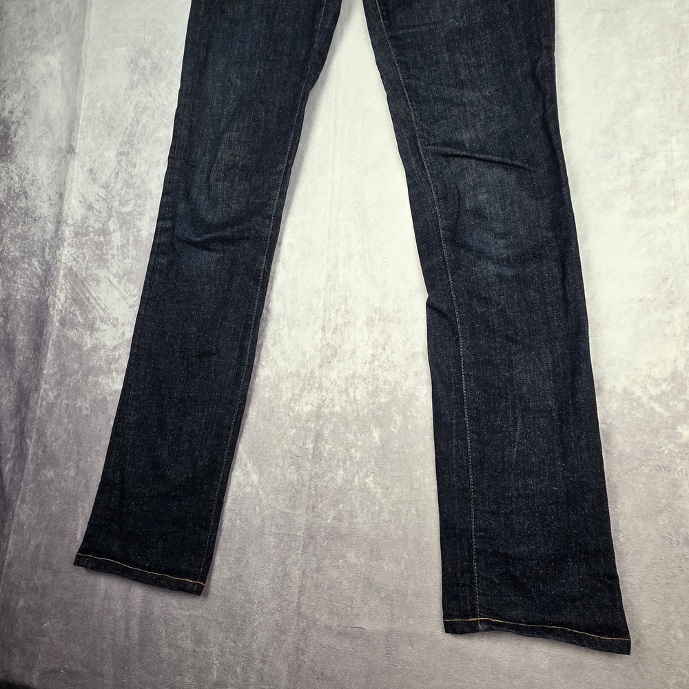 Imogene Willie Jeans Womens 27 Slim Ankle Dark Denim Mid Rise Stretch 28x32 - Picture 4 of 13